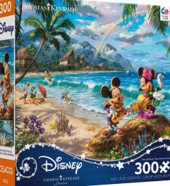 Ceaco Thomas Kinkade Disney's Mickey and Minnie in Hawaii 300 Piece Ji