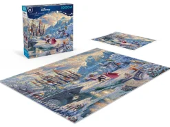 Ceaco Thomas Kinkade Disney's Beauty and the Beast Winter Enchantment