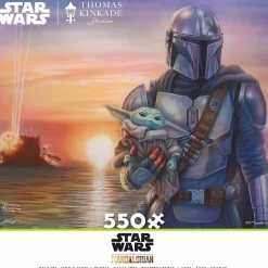 Ceaco Thomas Kinkade Star Wars Mandalorian A New Direction 500 Piece J