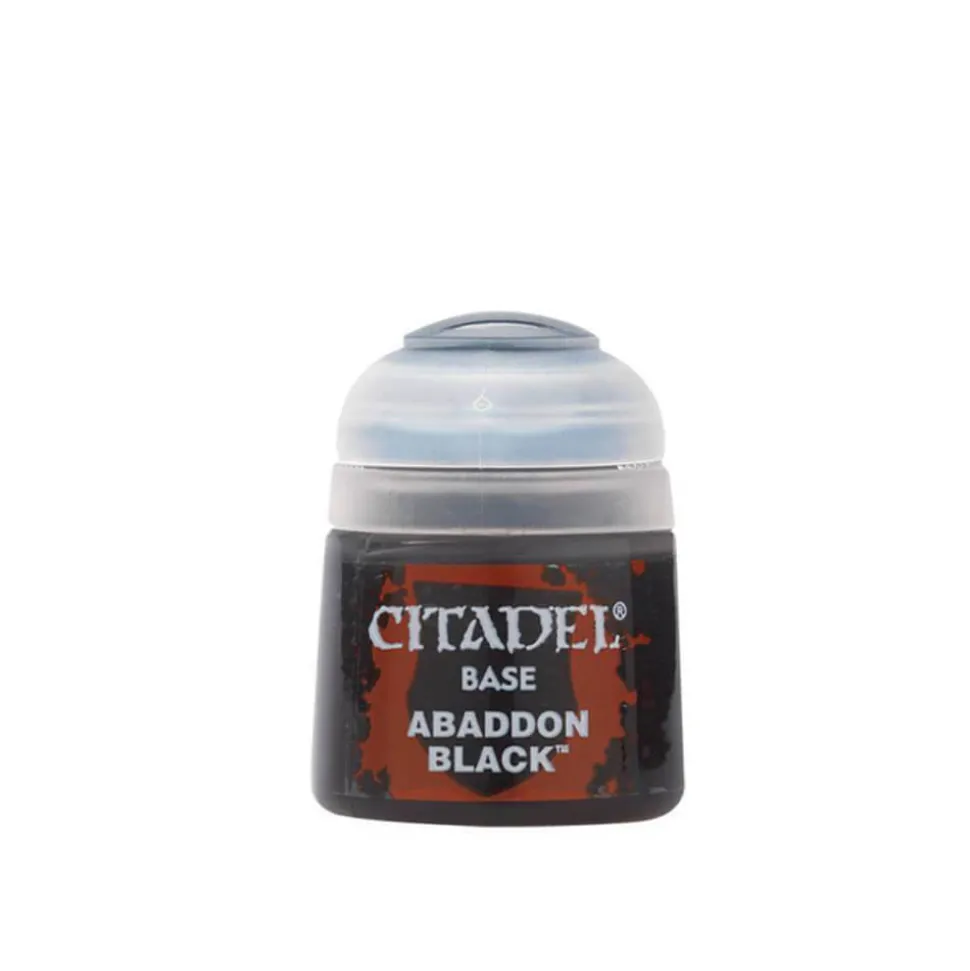 Citadel Colour Abaddon Black Base Paint (12ml)