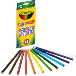 Crayola 12ct Kids Pre-Sharpened Colored Pencils