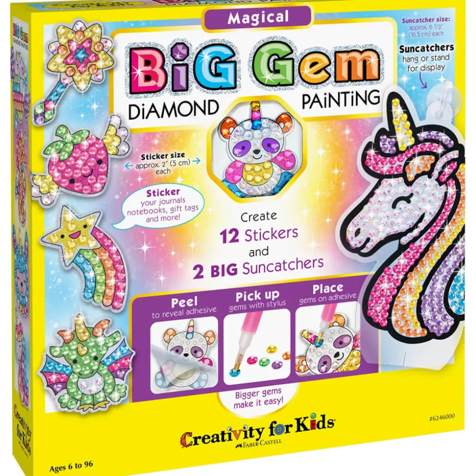 Creativity for Kids Big Gem Diamond Painting Magical Kit