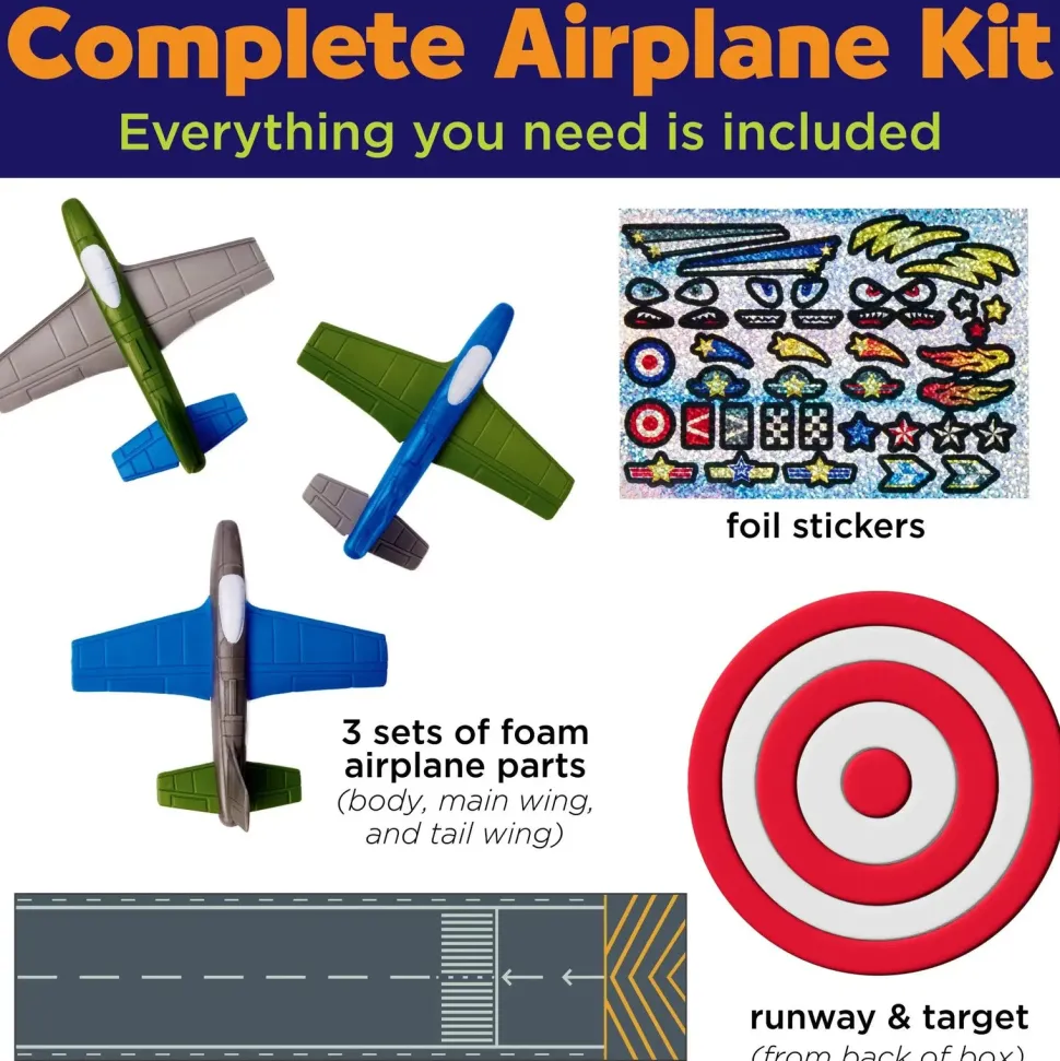 Creativity for Kids Stunt Squadron Foam Fliers Kit