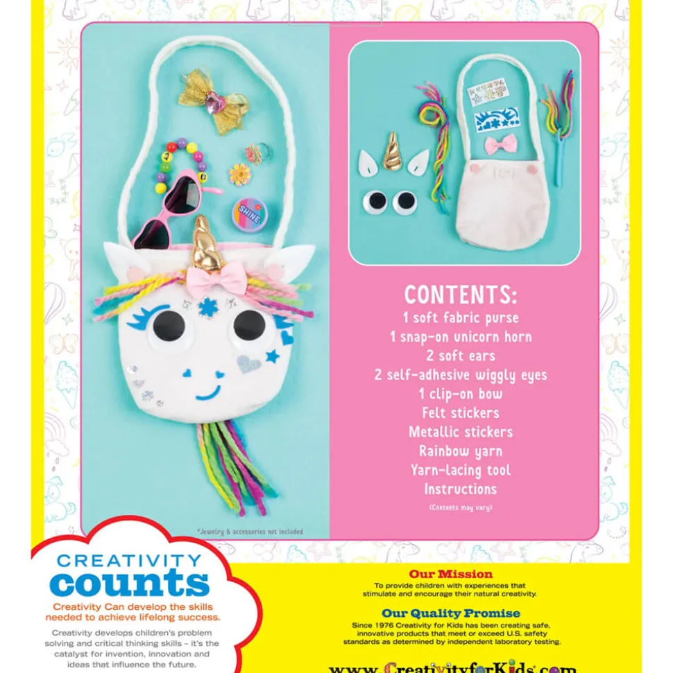 Creativity for Kids Unicorn Purse Craft Kit