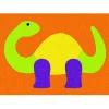 Crepe Rubber Dinosaur Puzzle