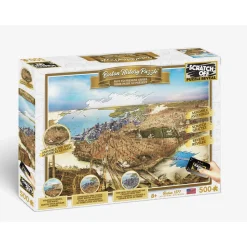 4D Cityscape Scratch Off Boston History Puzzle
