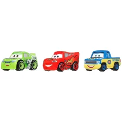 Disney And Pixar Cars Mini Racers 3-Pack (Brick Yardley, Lightning McQ