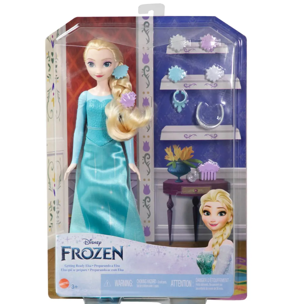 Disney Frozen Getting Ready Elsa Doll with Accessories