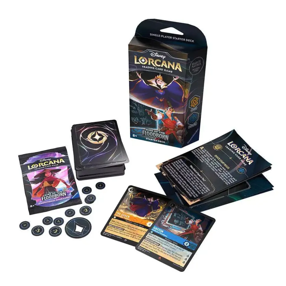 Disney Lorcana TCG Rise of the Floodborn Starter Deck (Maleficent and