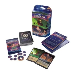Disney Lorcana Trading Card Game Shimmering Skies Starter Deck Scar an