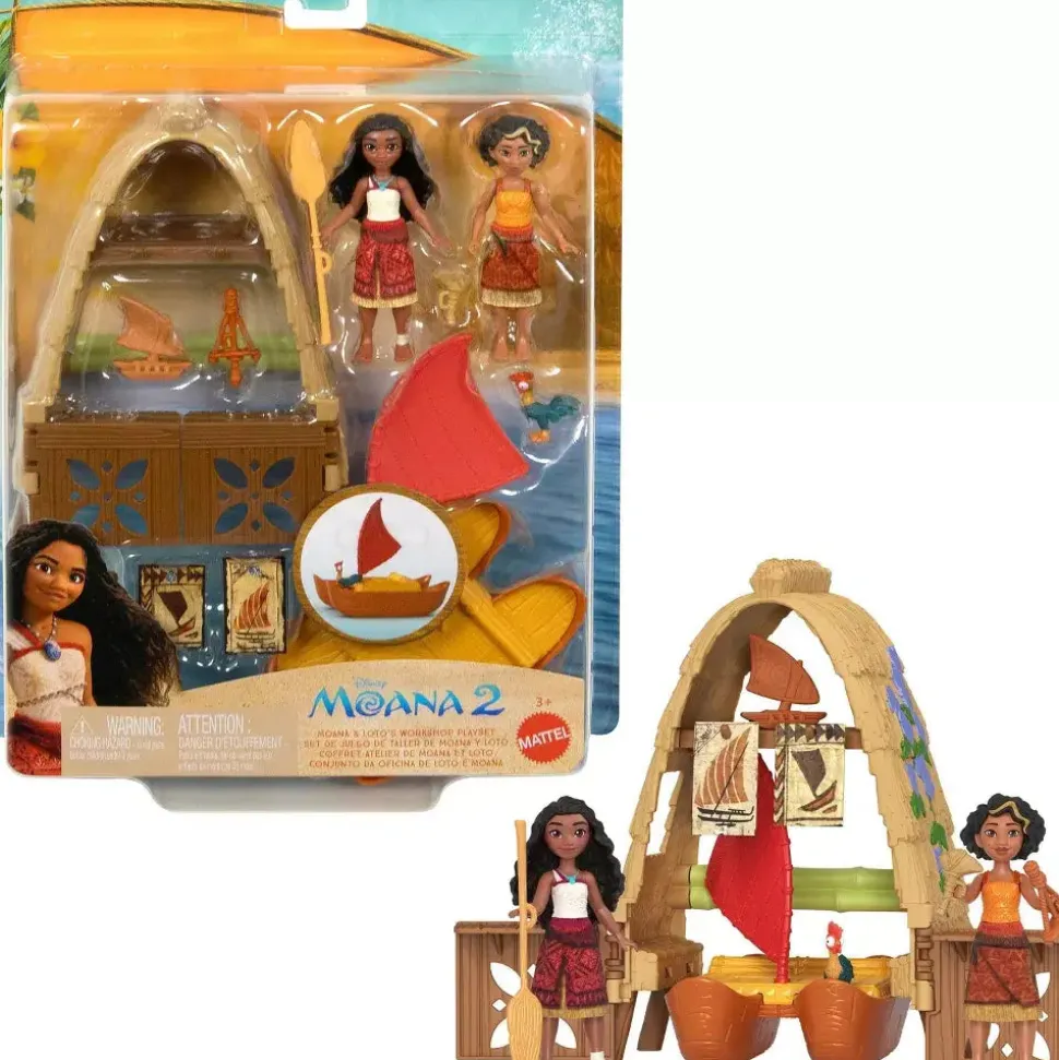 Disney Moana 2 Moana&Loto's Workshop Playset