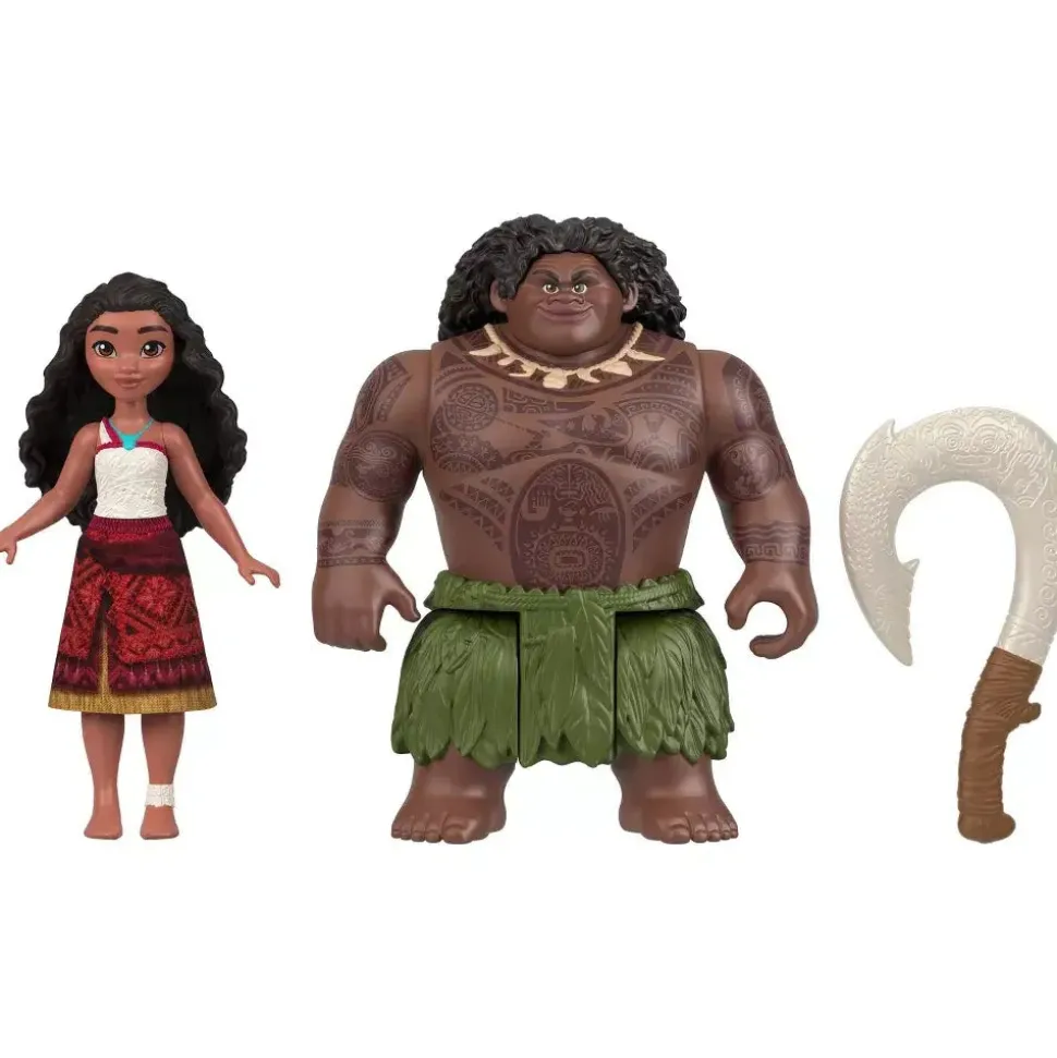 Disney Moana 2 Moana&Maui Ocean Adventures 2-Pack Dolls&Accessory