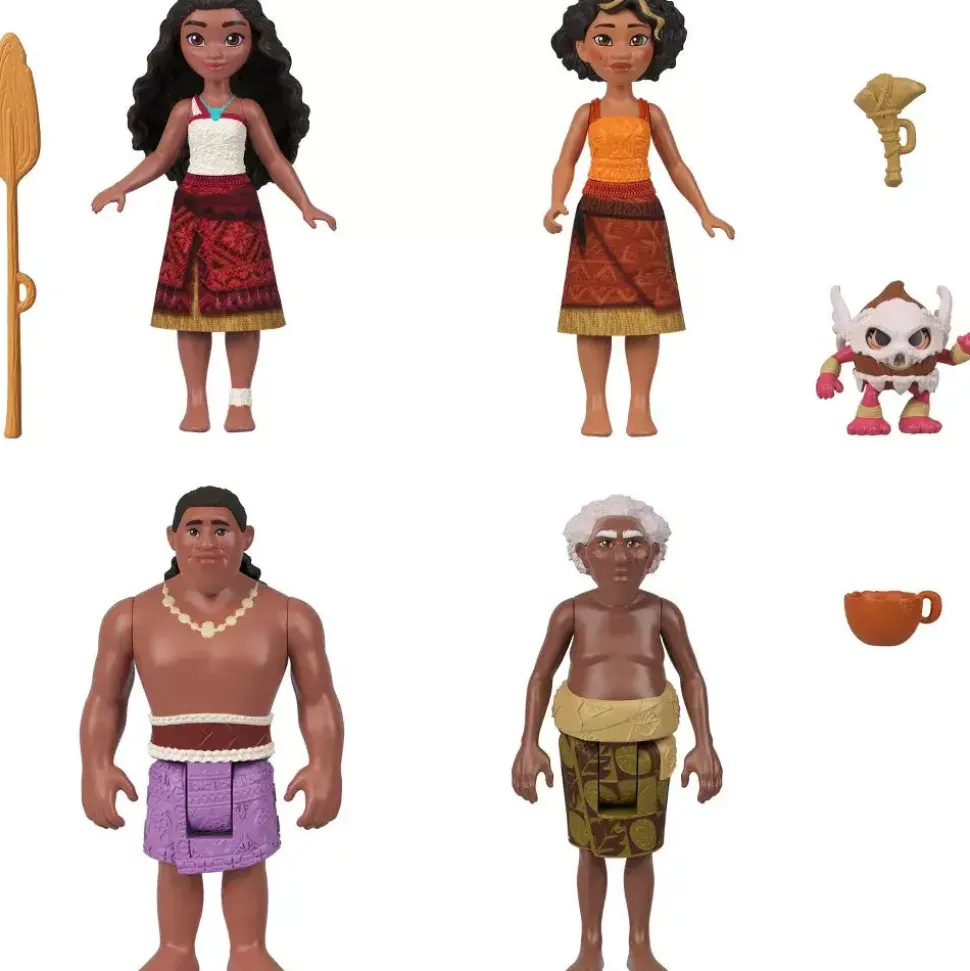 Disney Moana 2 Moana's Canoe Crew Playset
