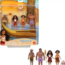 Disney Moana 2 Moana's Canoe Crew Playset