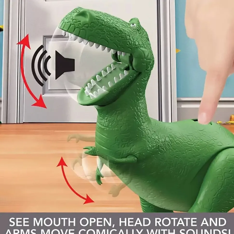 Disney Pixar Toy Story Roarin' Laughs Rex Action Figure