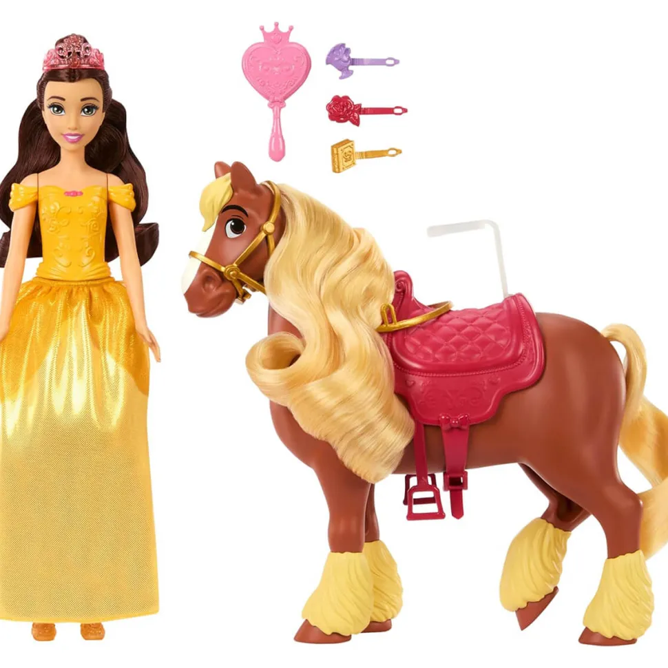 Disney Princess Belle and Philippe Playset