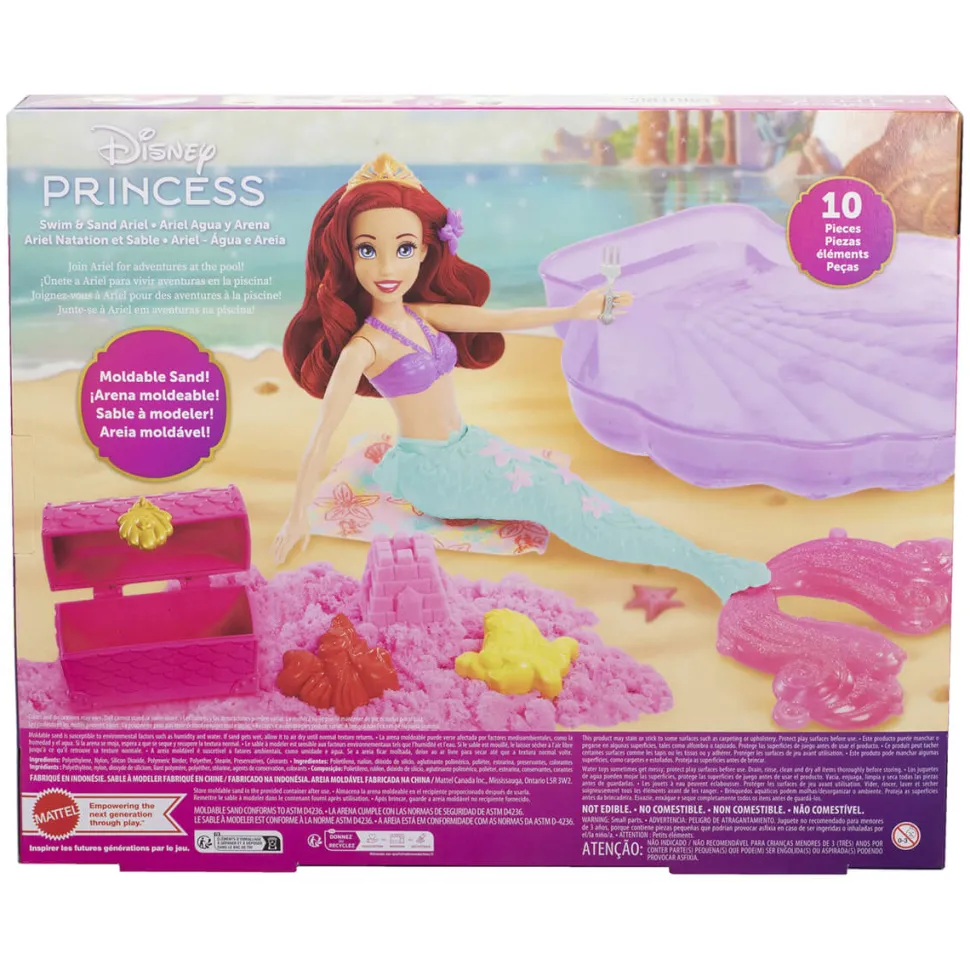 Disney Princess Sand and Swim Ariel Fashion Doll Playset