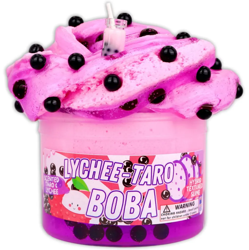 Dope Slimes Lychee Taro Boba