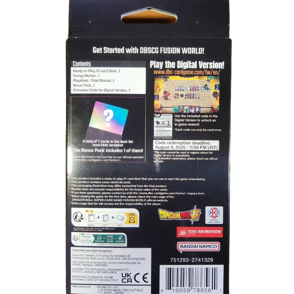 Dragon Ball Super Fusion World TCG Started Deck Bardock (FS05)