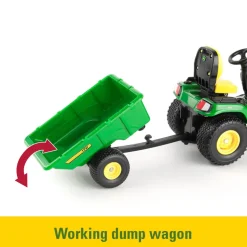 ERTL 1:16 Big Farm John Deere X758 Lawn Mower with accessories