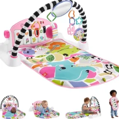 Fisher-Price Glow and Grow Kick&Play Piano Gym (Pink)
