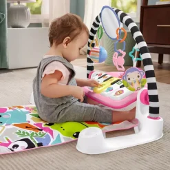Fisher-Price Glow and Grow Kick&Play Piano Gym (Pink)