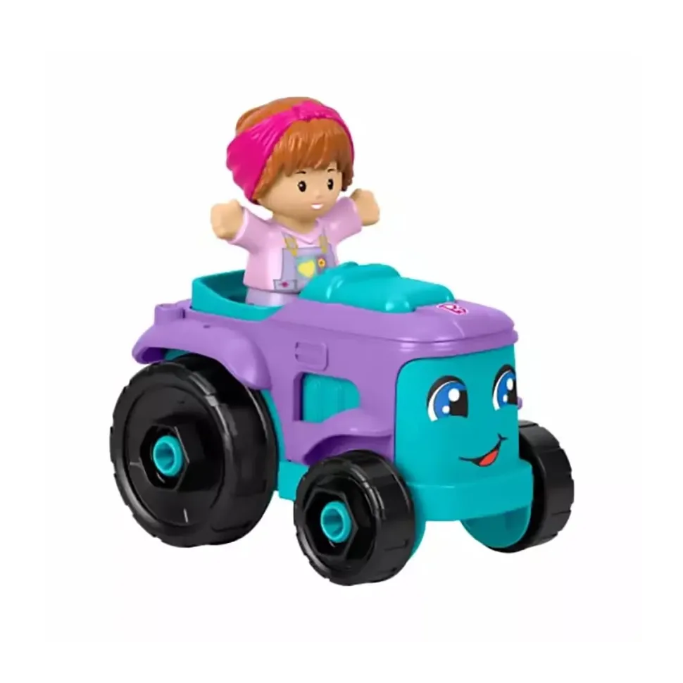 Fisher-Price Little People Barbie Tractor Push-Along Vehicle