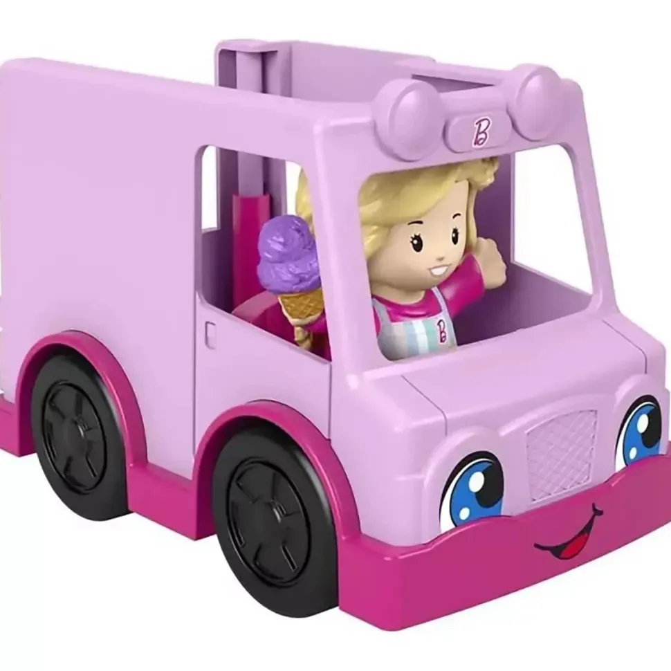 Fisher-Price Little People Barbie Ice Cream Truck Push-Along Vehicle