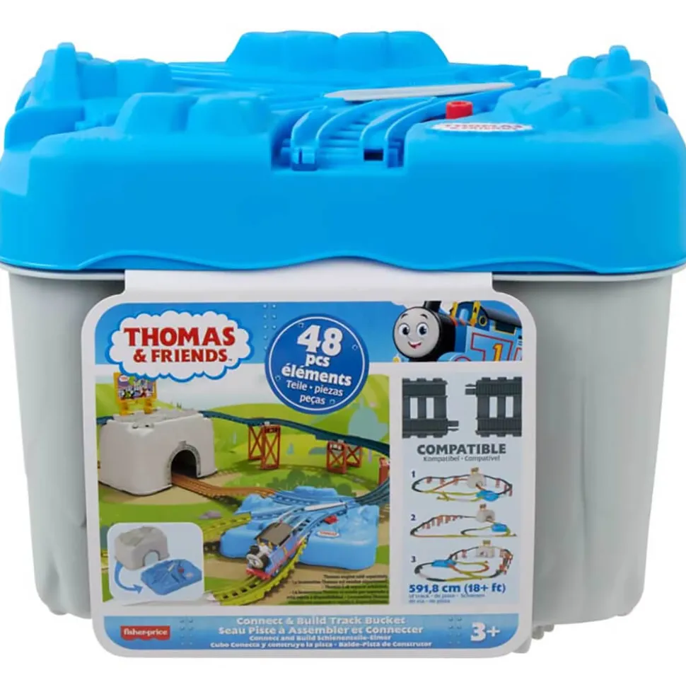 Fisher-Price Thomas&Friends Connect&Build Track Bucket Train Set