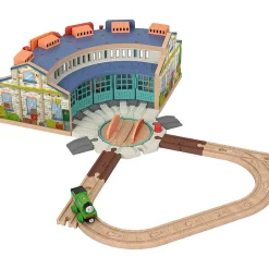 Fisher-Price Thomas&Friends Wooden Railway Tidmouth Sheds Starter Tr