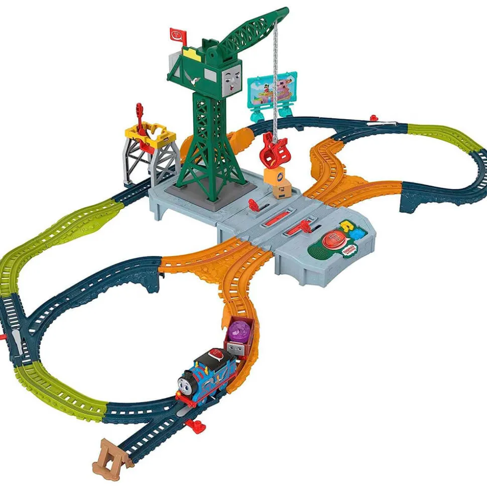 Fisher-Price Thomas&Friends Talking Cranky Delivery Train Set