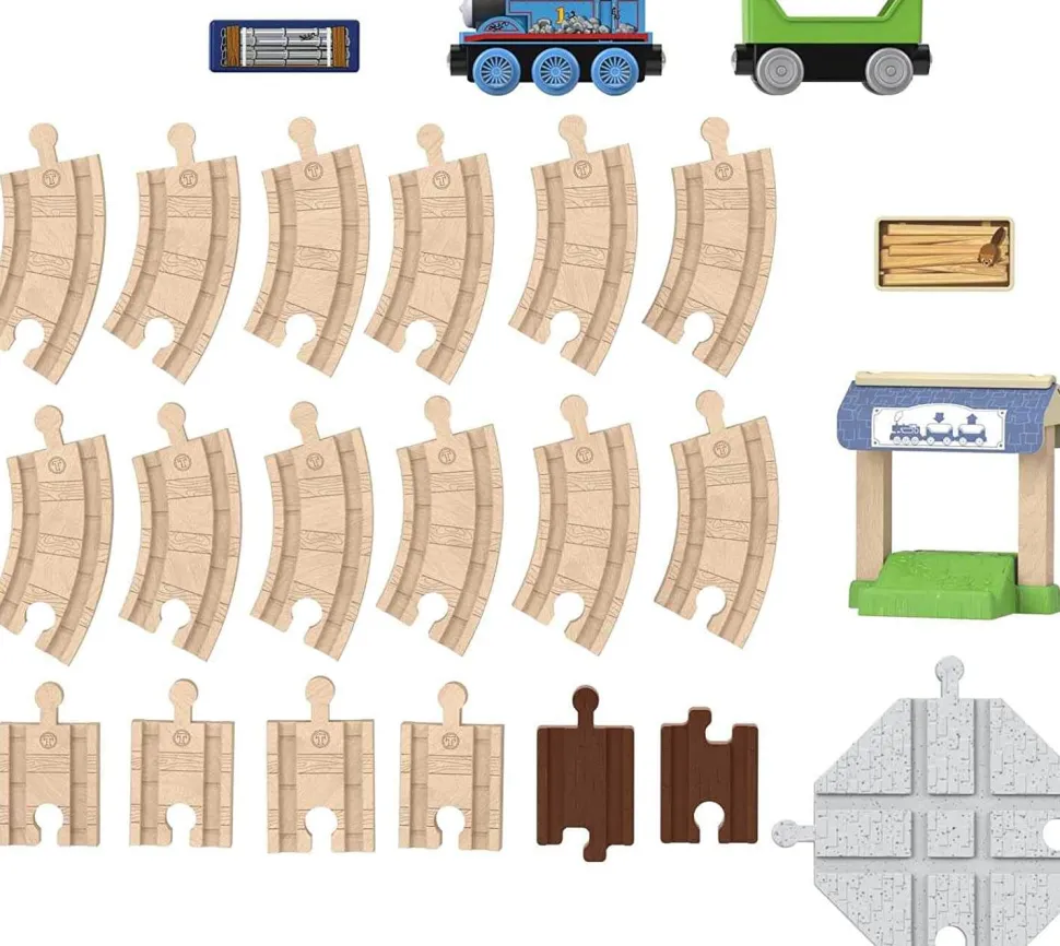 Fisher-Price Thomas&Friends Wooden Railway Figure 8 Track Pack Train Playset