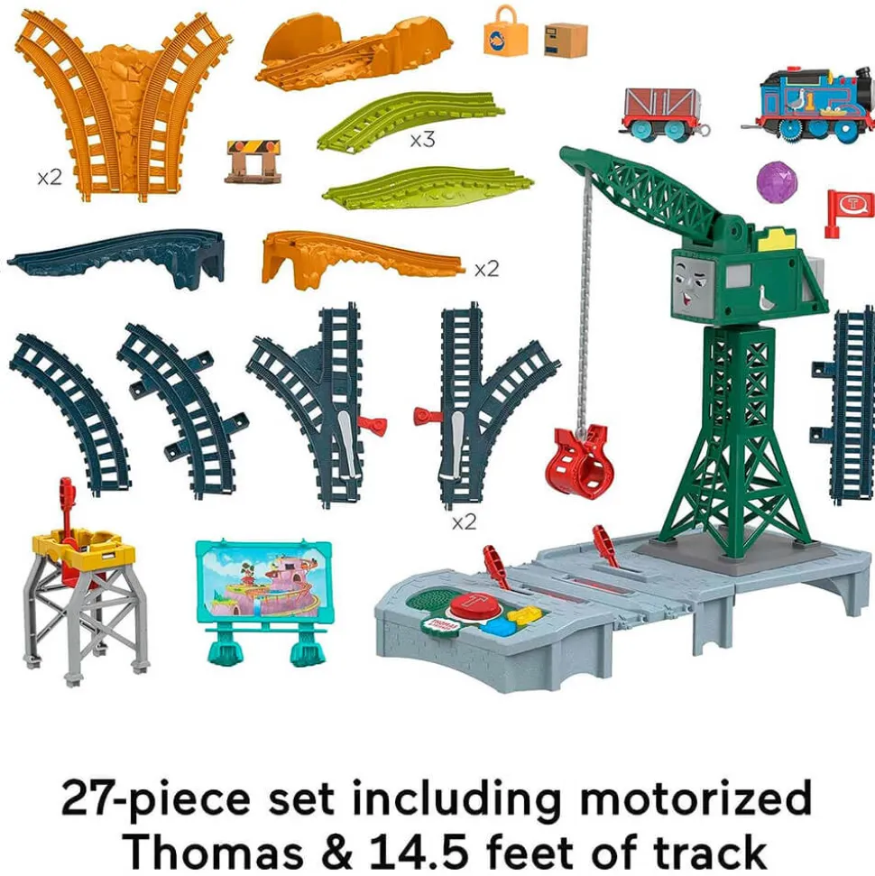 Fisher-Price Thomas&Friends Talking Cranky Delivery Train Set