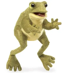 Folkmanis Funny Frog Hand Puppet