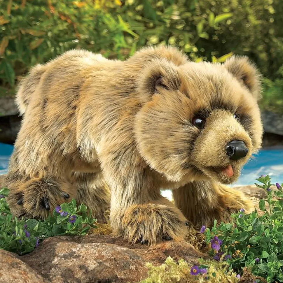 Folkmanis Grizzly Bear Hand Puppet