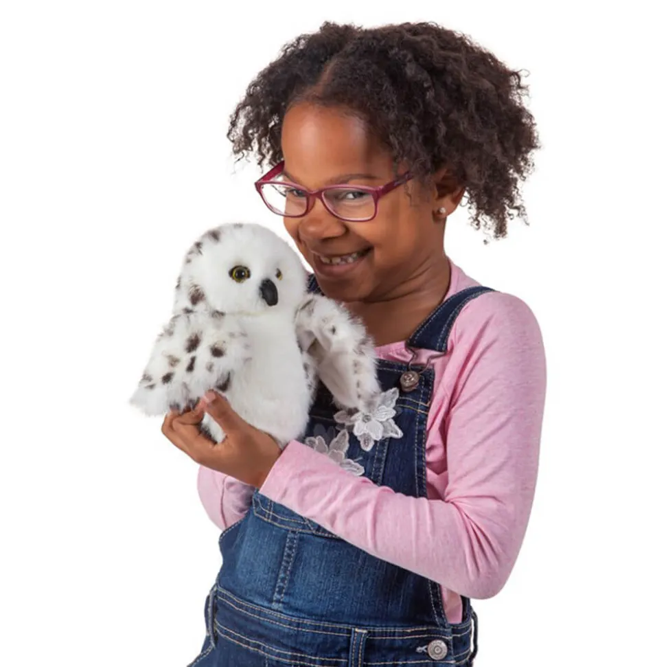 Folkmanis Little Snowy Owl Little Puppet
