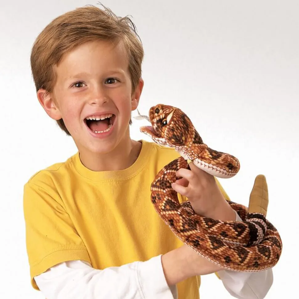 Folkmanis Rattlesnake Finger Puppet