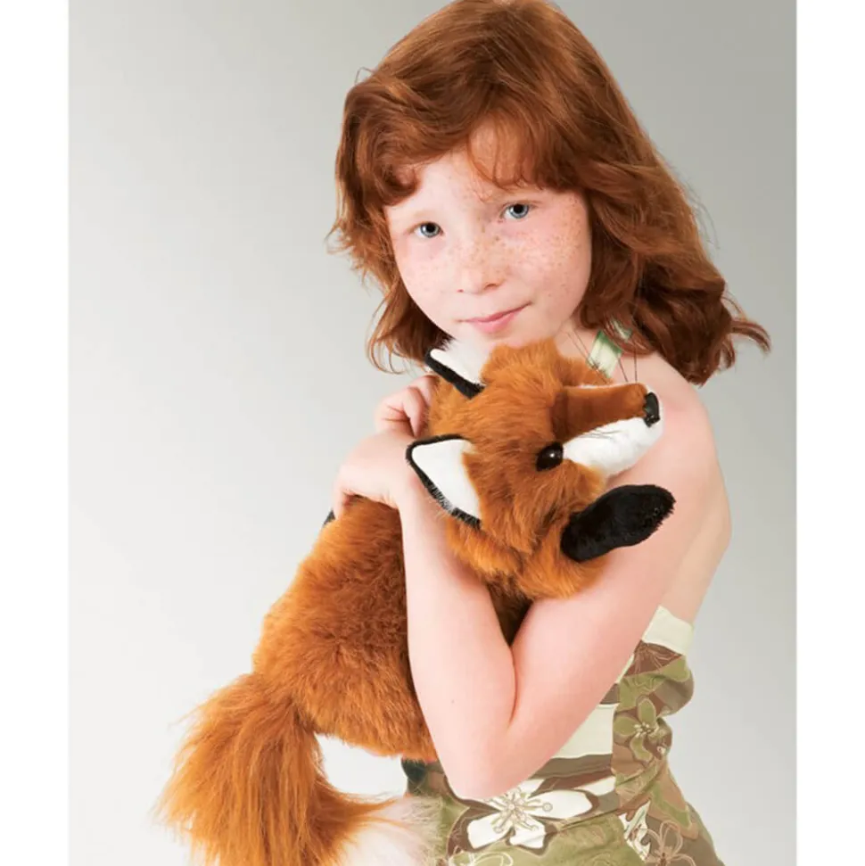 Folkmanis Red Small Fox Hand Puppet