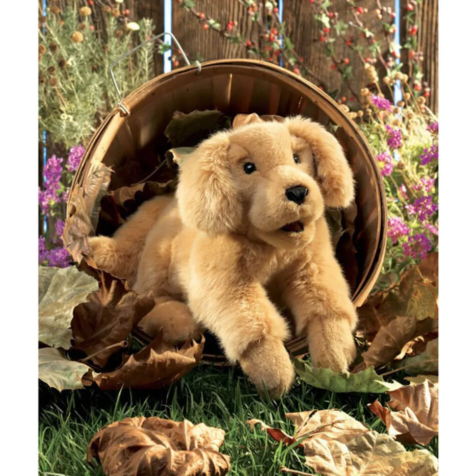 Folkmanis Retriever Puppy Golden Hand Puppet