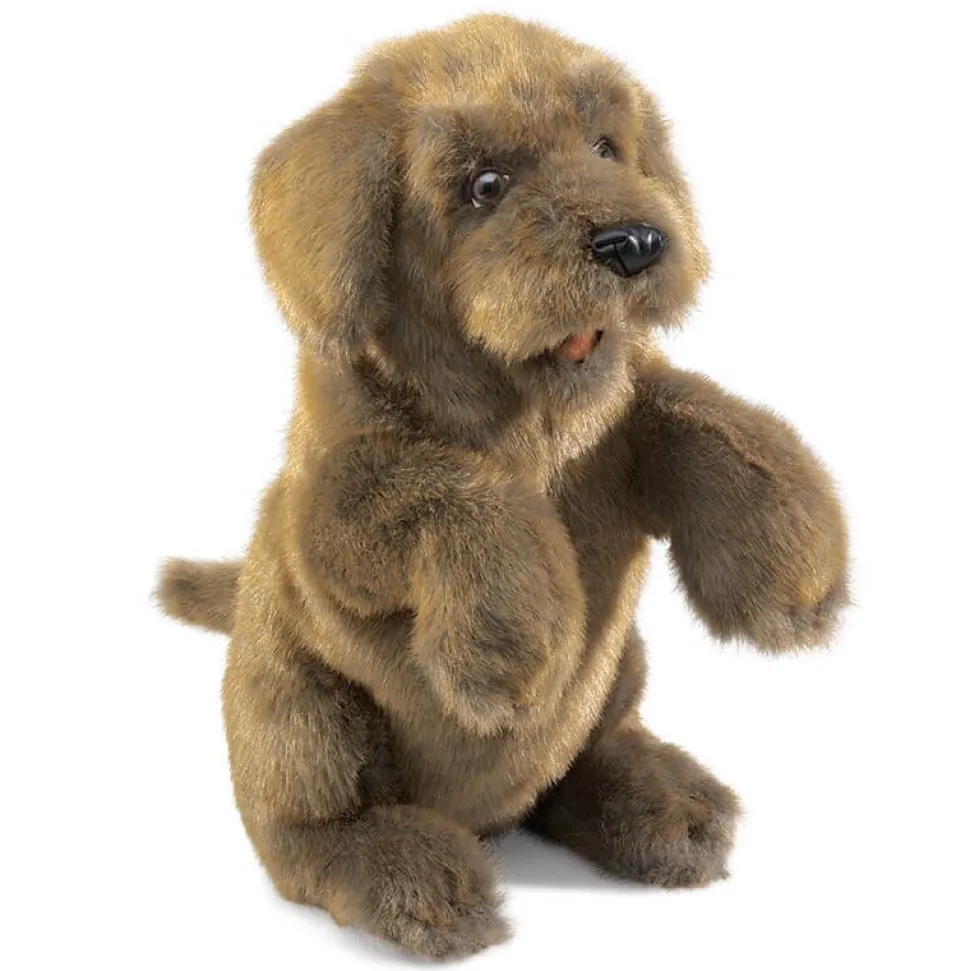 Folkmanis Sitting Dog Hand Puppet