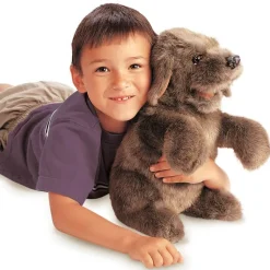 Folkmanis Sitting Dog Hand Puppet