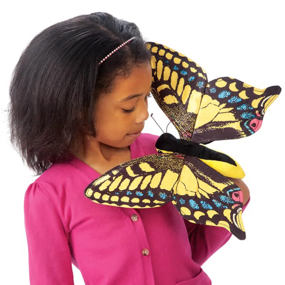 Folkmanis Swallowtail Butterfly Finger Puppet