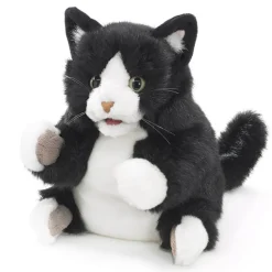 Folkmanis Tuxedo Kitten Hand Puppet