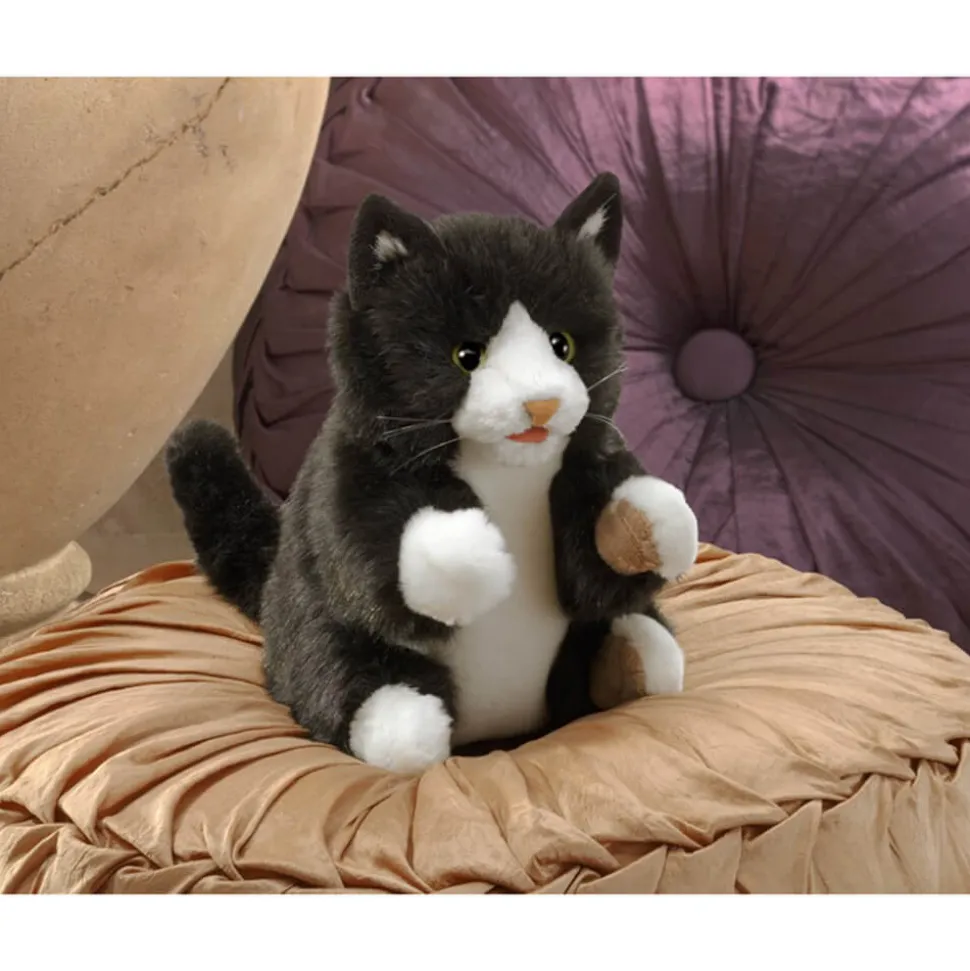 Folkmanis Tuxedo Kitten Hand Puppet