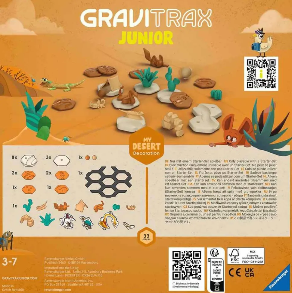 GraviTrax JUNIOR My Desert Decoration Set