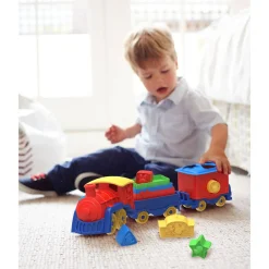 Green Toys Disney Mickey Mouse&Friends Stack&Sort Train Set