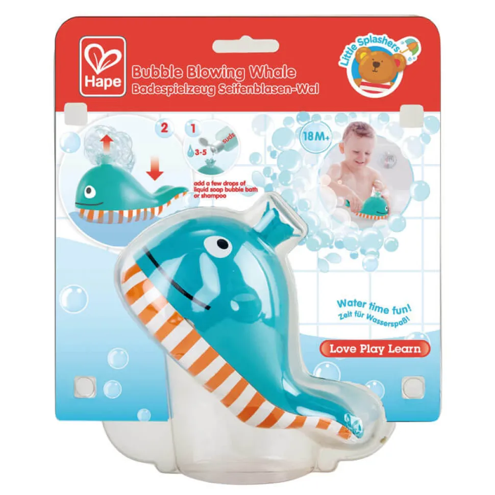Hape Bubble Blowing Whale Bath Toy