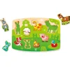 Hape Farmyard Peg Puzzle with 9 Pieces
