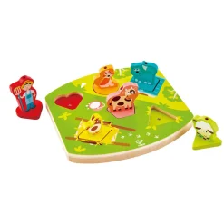 Hape Farmyard Sound Puzzle with 6 Pieces