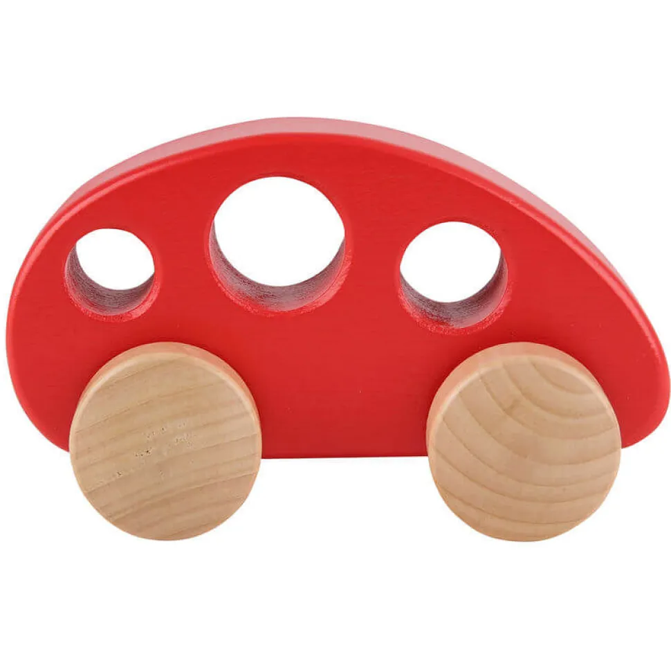 Hape Wooden Red Minivan Toy Vehicle